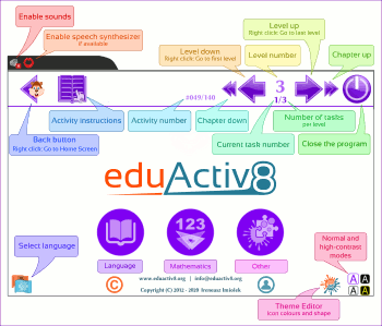 eduActiv8 layout button labels
